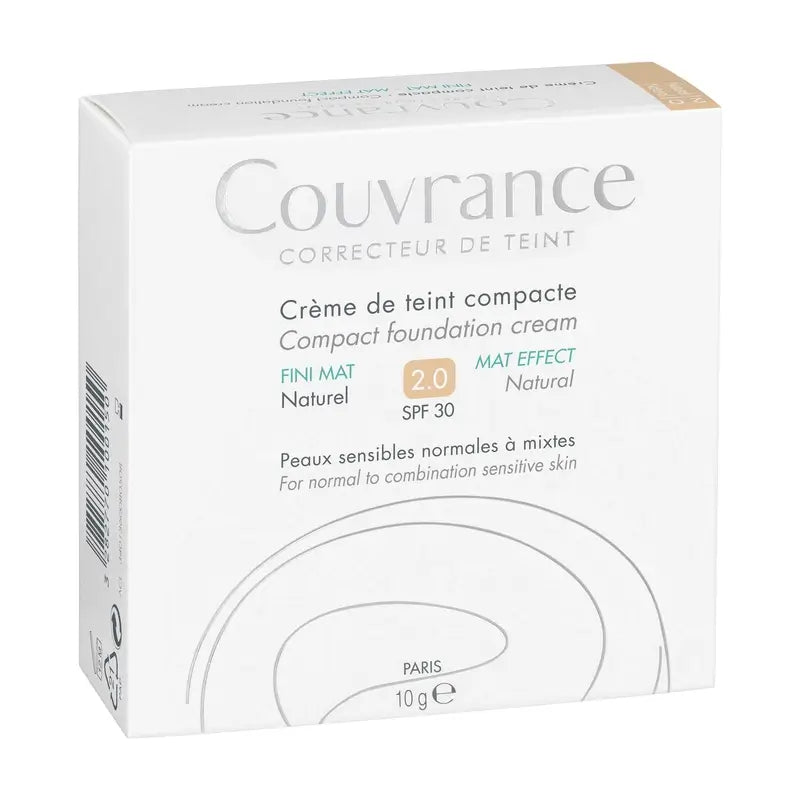 Avène Couvrance Kompaktný krém s prirodzeným matným efektom