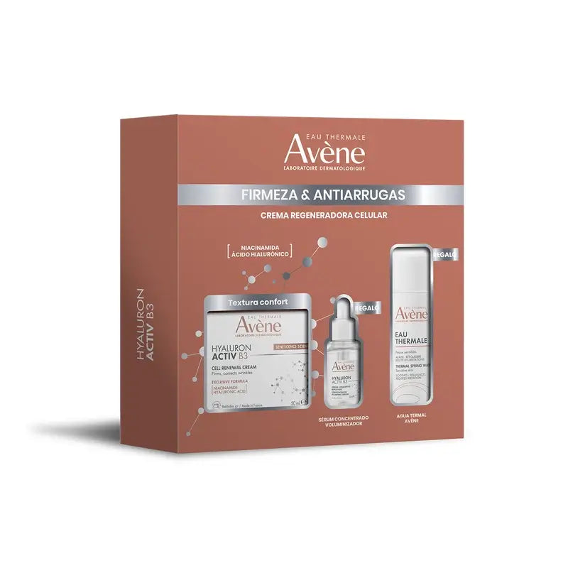 Avène Pack Hyaluron Activ B3 Regeneračný krém 50 ml + darček: sérum 10 ml a termálna voda 50 ml
