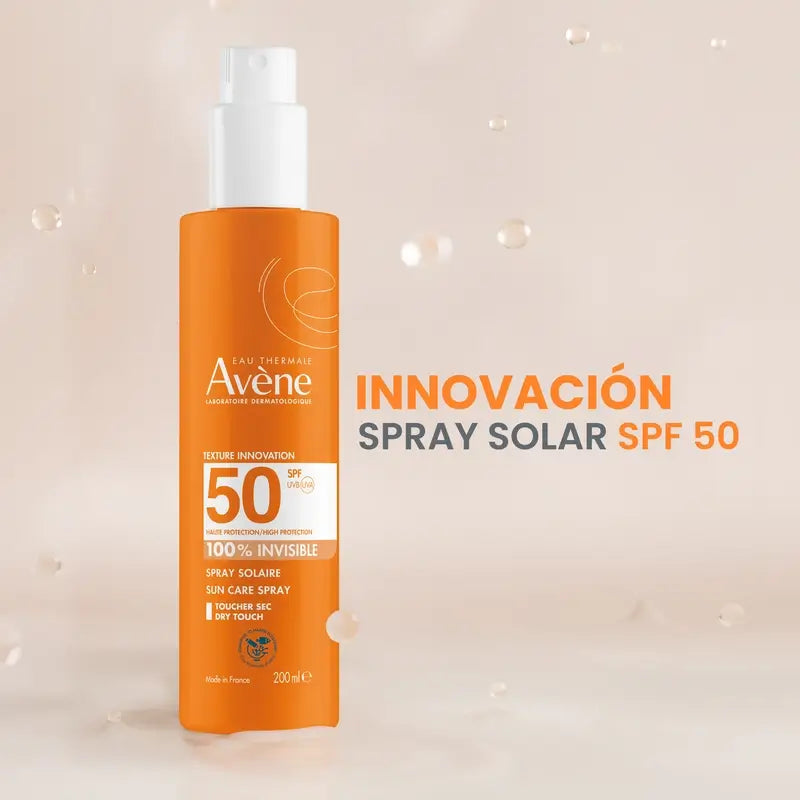 Avène Invisible telový opaľovací sprej SPF50+ 200 ml
