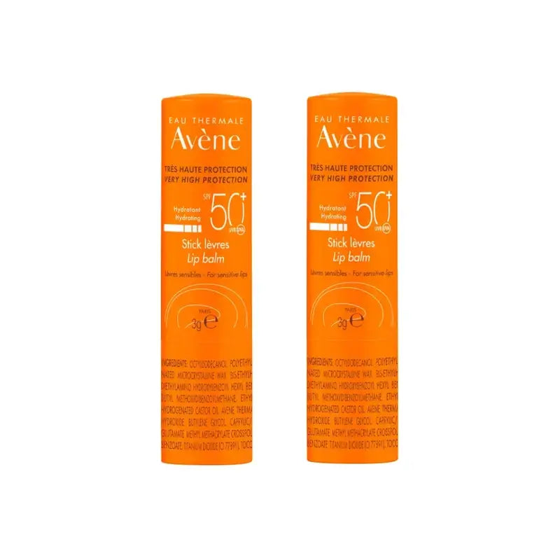 Avène balzam na pery SPF 50+, 2×3 g