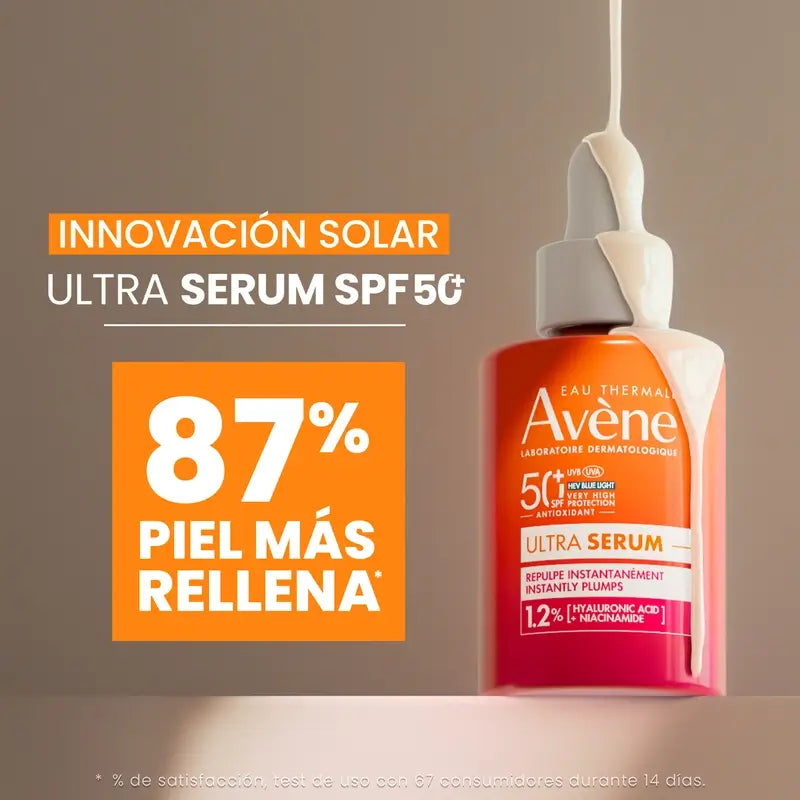 Avène Ultra Sérum Solar proti vráskam s okamžitým vypínacím účinkom vďaka niacinamidu a kyseline hyalurónovej 30 ml