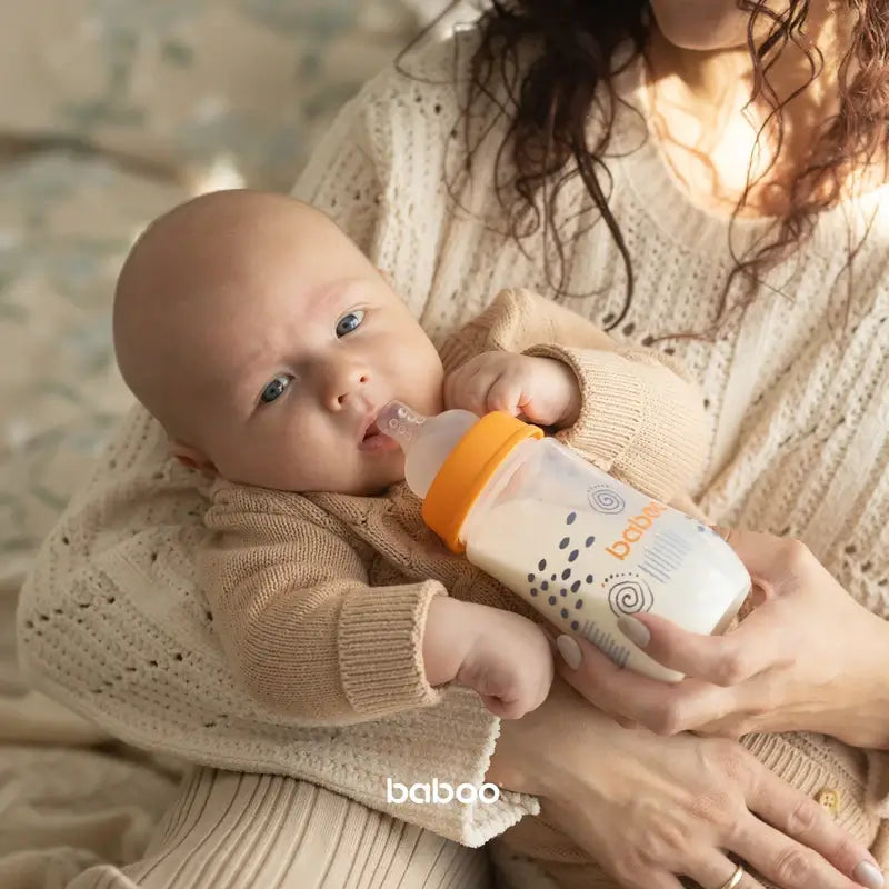 Kŕmna fľaša Baboo proti kolike, 3+ mesiace, Blue Haze, 250 ml
