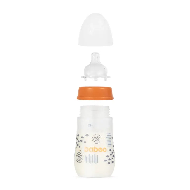 Kŕmna fľaša Baboo proti kolike, 3+ mesiace, Blue Haze, 250 ml