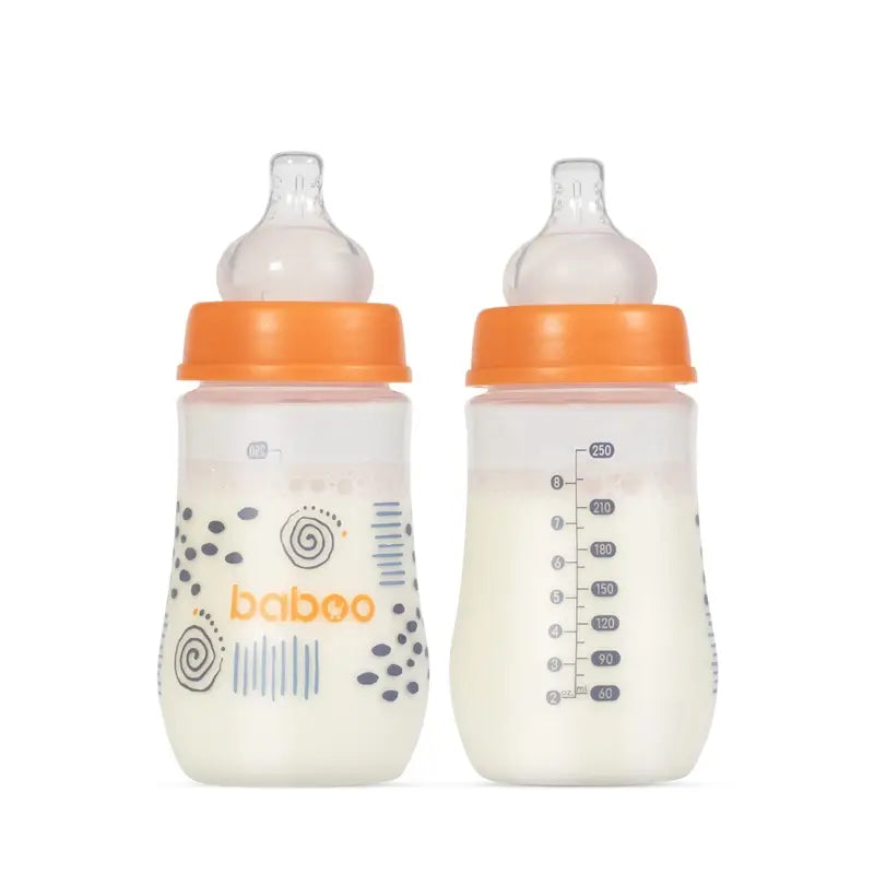Kŕmna fľaša Baboo proti kolike, 3+ mesiace, Blue Haze, 250 ml