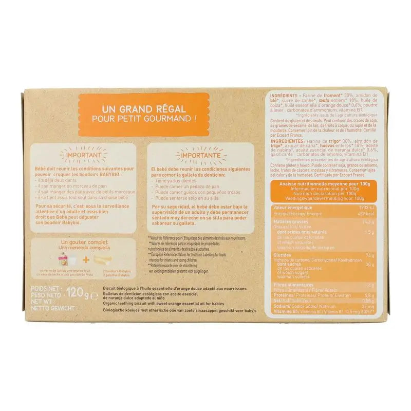 Babybio Sušienky na zuby, 120 g