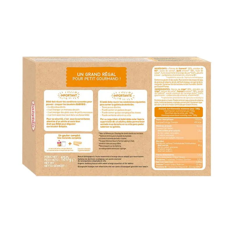 Babybio Sušienky na zuby, 120 g