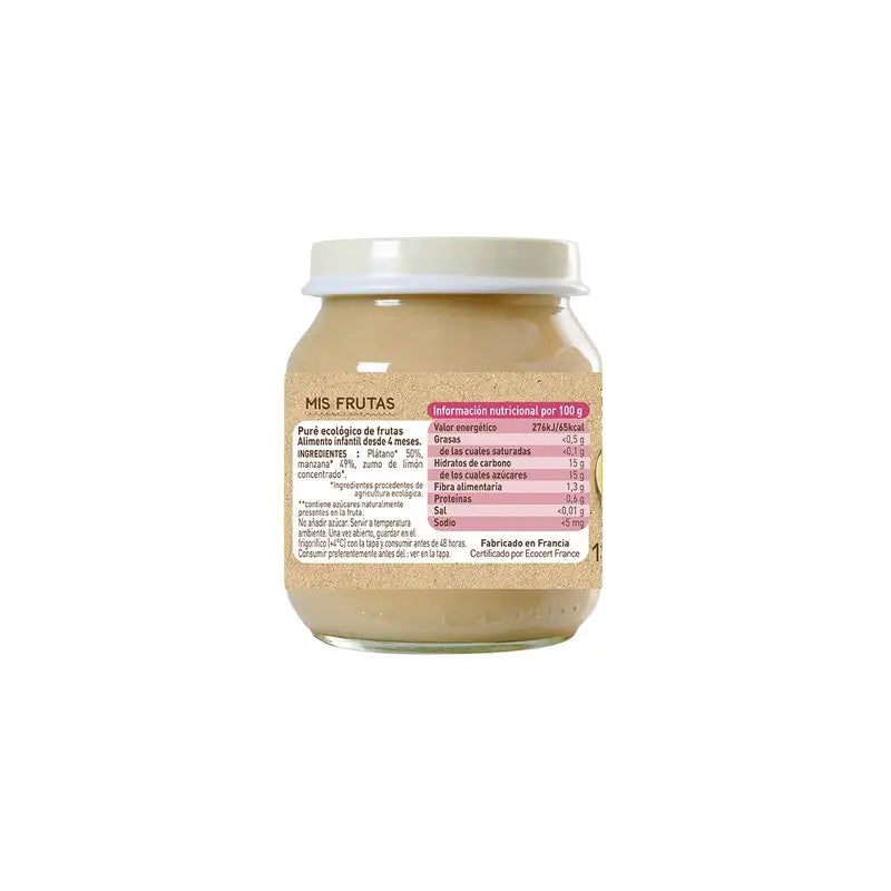 Babybio Jablko a banán, 130 g