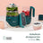 Babymoov Multifunkčný detský robot 6 v 1 Nutribaby(+) Opal Green