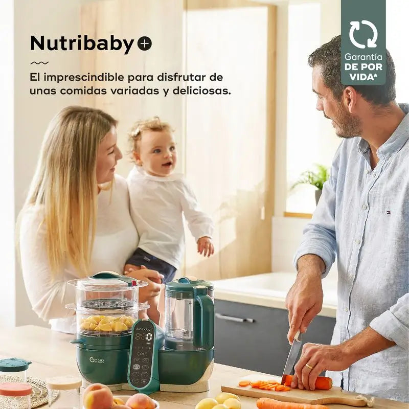 Babymoov Multifunkčný detský robot 6 v 1 Nutribaby(+) Opal Green
