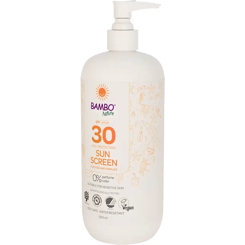 Bambo Nature opaľovací krém SPF 30, 500 ml