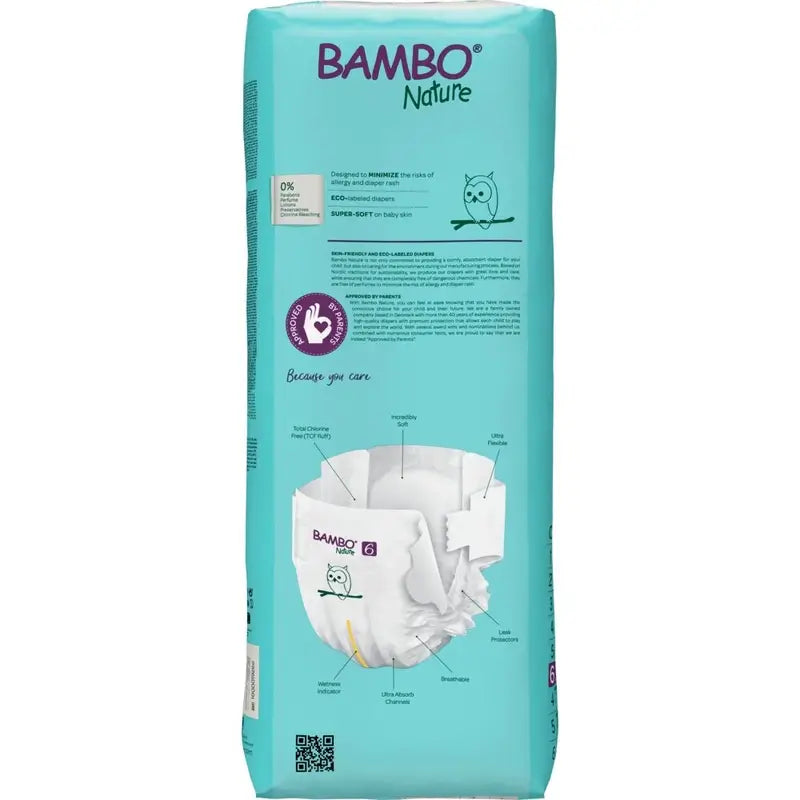 Bambo Nature Plienky veľkosť 6 (16+ kg), 40 kusov