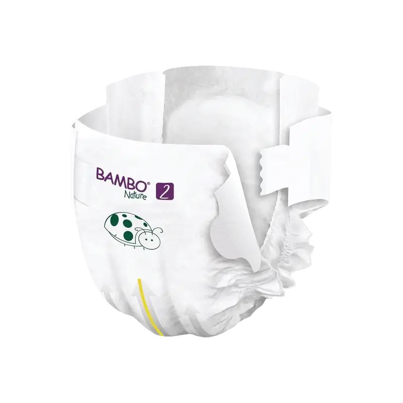 Bambo Nature plienky veľkosť 2 (3–6 kg), 30 kusov