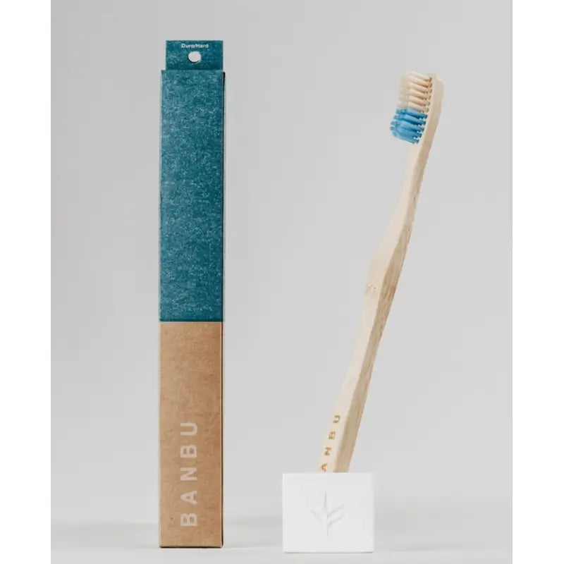 Banbu zubná kefka pre dospelých, stredná tvrdosť, modrá