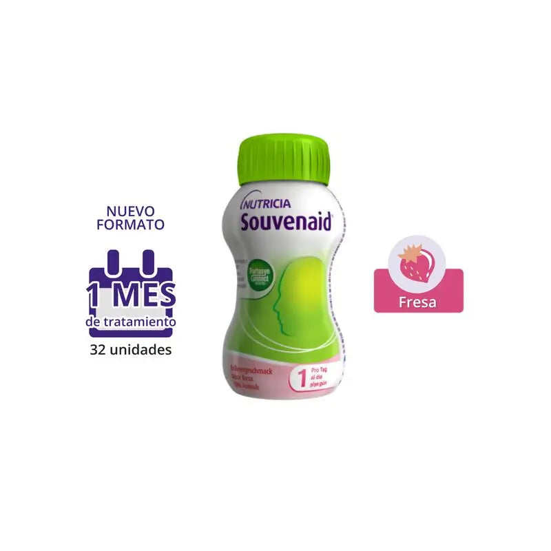 Nutricia Souvenaid Smoothies Strawberry Flavour, 32 units x 125 ml