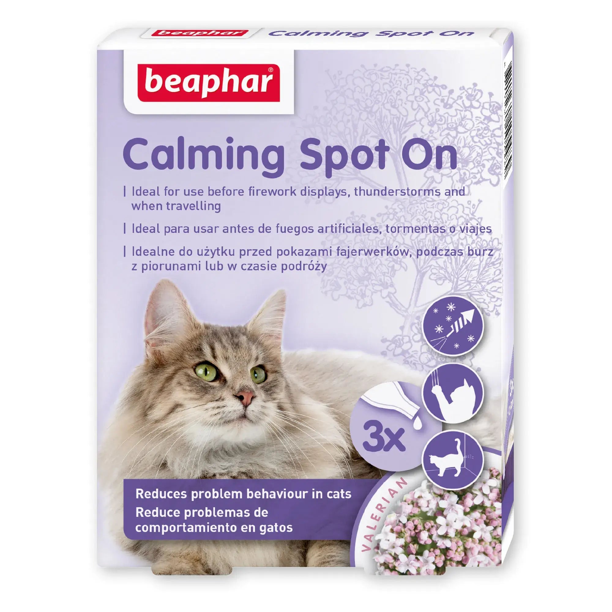 Beaphar Calming Spot On pre mačky 3 × 0,4 ml