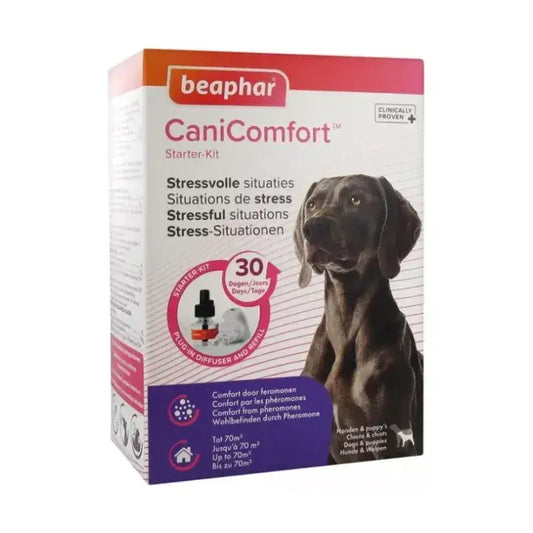 Beaphar Canicomfort Štartovací set s difúzorom a náhradnou náplňou pre psov, 48 ml