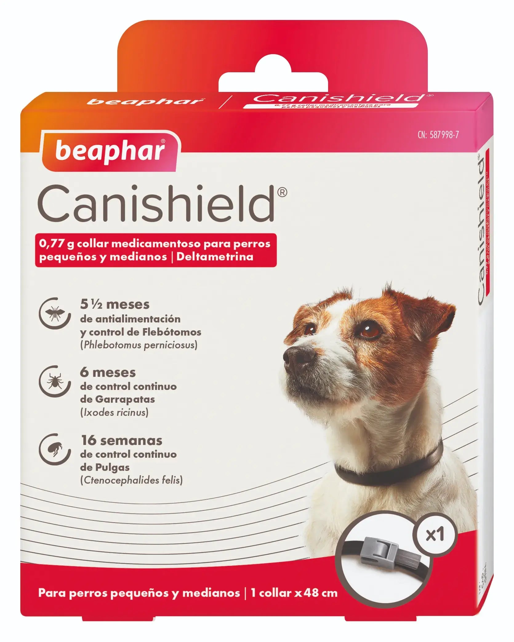Beaphar Obojok Canishield pre psov, 48 cm, 1 ks
