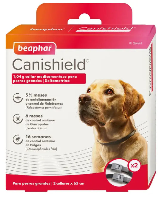 Beaphar Obojok Canishield pre psov, 65 cm, 2 kusy
