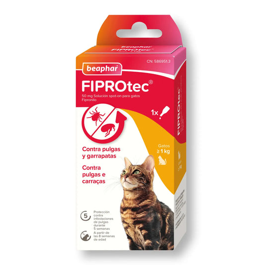 Beaphar Fiprotec Spot On pre mačky, 1x0,5 ml