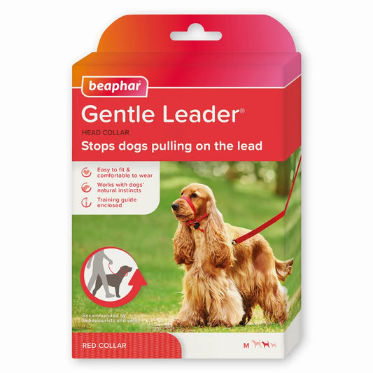 Beaphar Gentle Leader, veľkosť M, červená, 1 ks