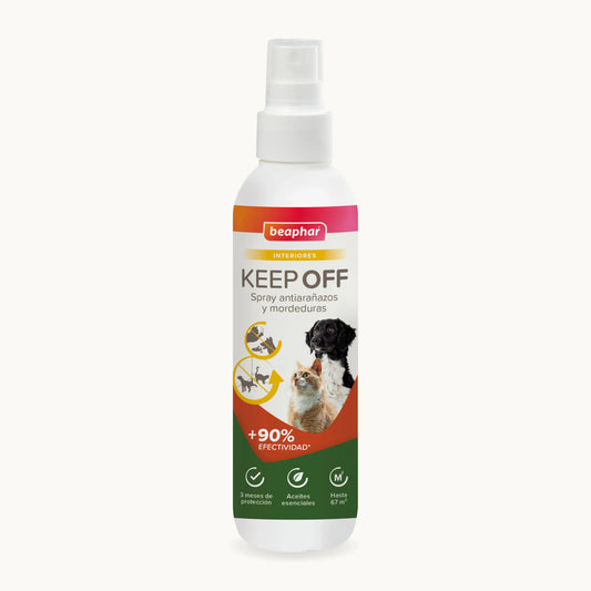 Beaphar Keep Off – sprej na odnaučenie psov a mačiek od vnútorných miest, 200 ml