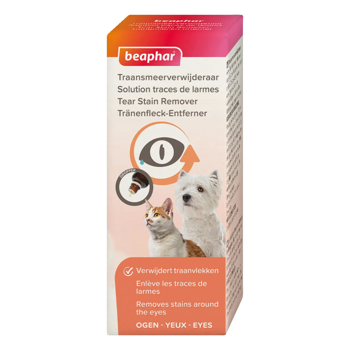 Beaphar Prípravok na čistenie očí pre psov a mačky 50 ml