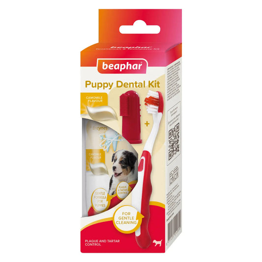 Beaphar Pack Dental pre šteniatka – zubná pasta + kefka 