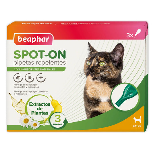 Beaphar – repelentné pipety pre mačky 3 x 1 ml