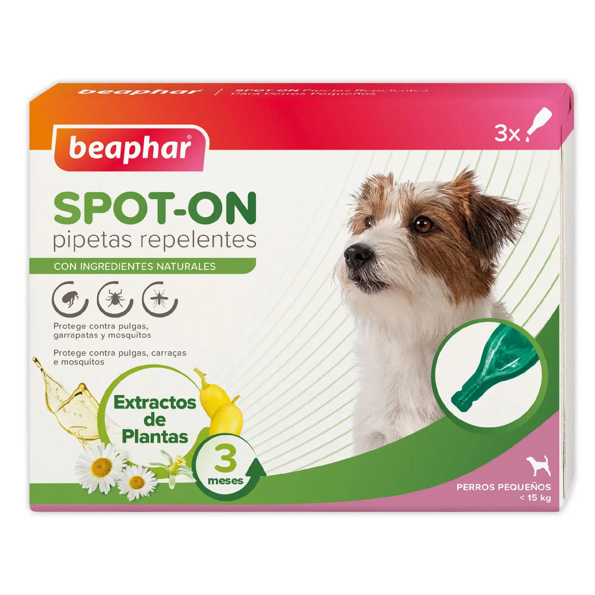 Beaphar – pipety s repelentom proti parazitom pre malé psy, 3 x 1 ml