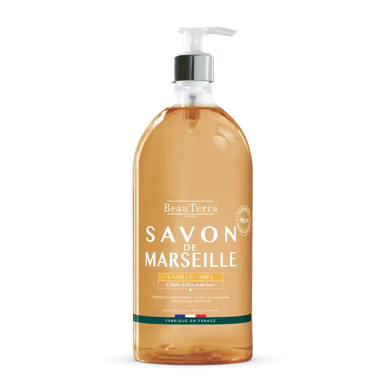 Beauterra Marseille Soap Marseille Soap Vanilla & Honey , 1000 ml