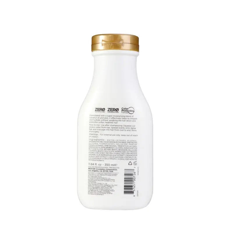Beaver Hydratačný kondicionér s kokosovým olejom a quinou, 350 ml