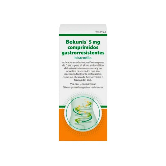 Bekunis 5 mg gastroresistant tablets