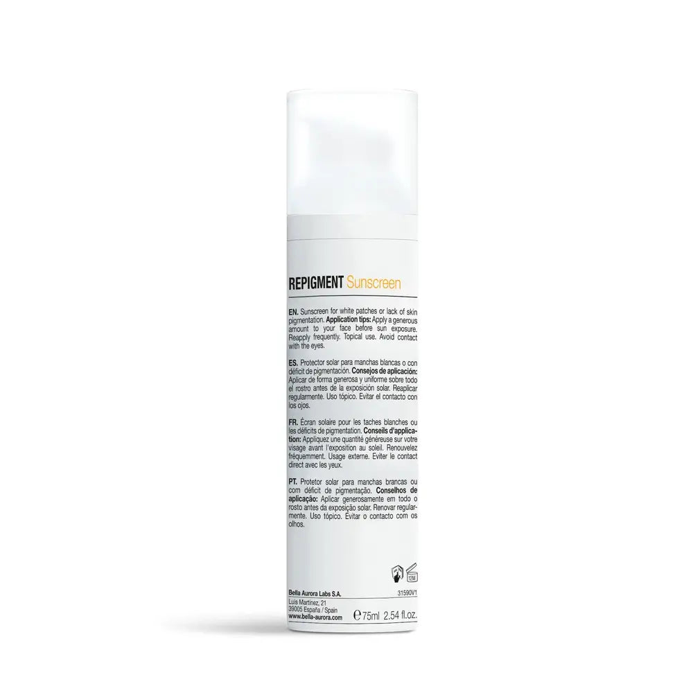 Bella Aurora Repigment Ochranný krém proti slnku, 75 ml