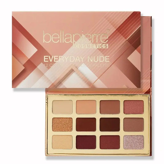 Bellapierre Cosmetics Everyday Nude Eyeshadow Palette, 12 Colours , 25 g