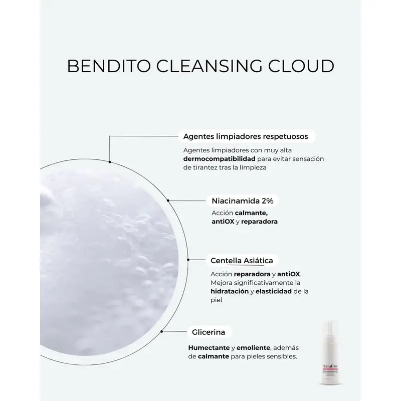 Bendito Cleansing Cloud Čistiaca pena, 150 ml