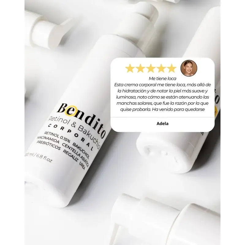 Bendito Retinol & Bakuchiol telový krém, balenie 3 x 200 ml