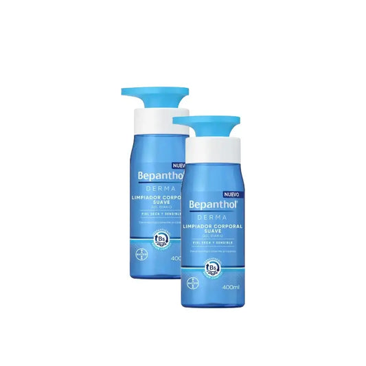 Bepanthol Derma Jemný telový čistiaci prostriedok, balenie 2 x 400 ml