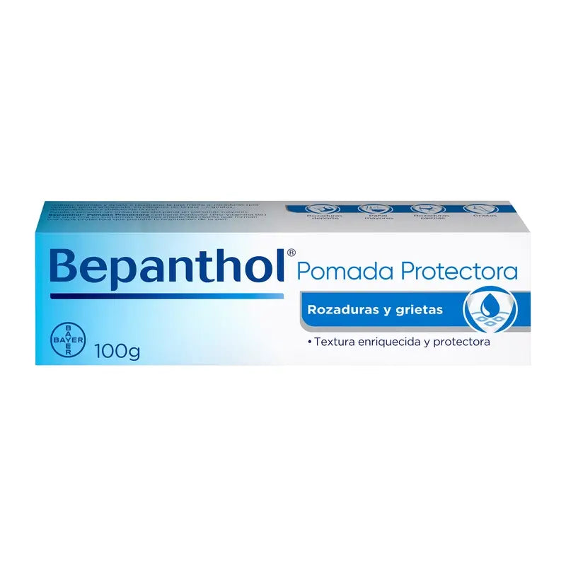 Bepanthol Protective Ointment Cracks and Chafing Sensitive Skin, 100 gr