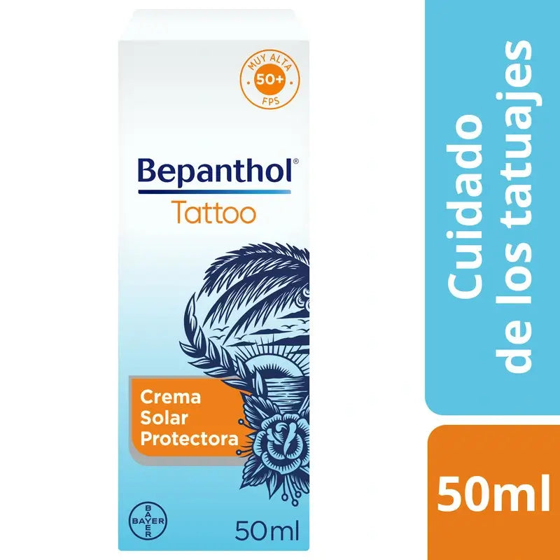 Bepanthol Tattoo opaľovací krém SPF50, 50 ml