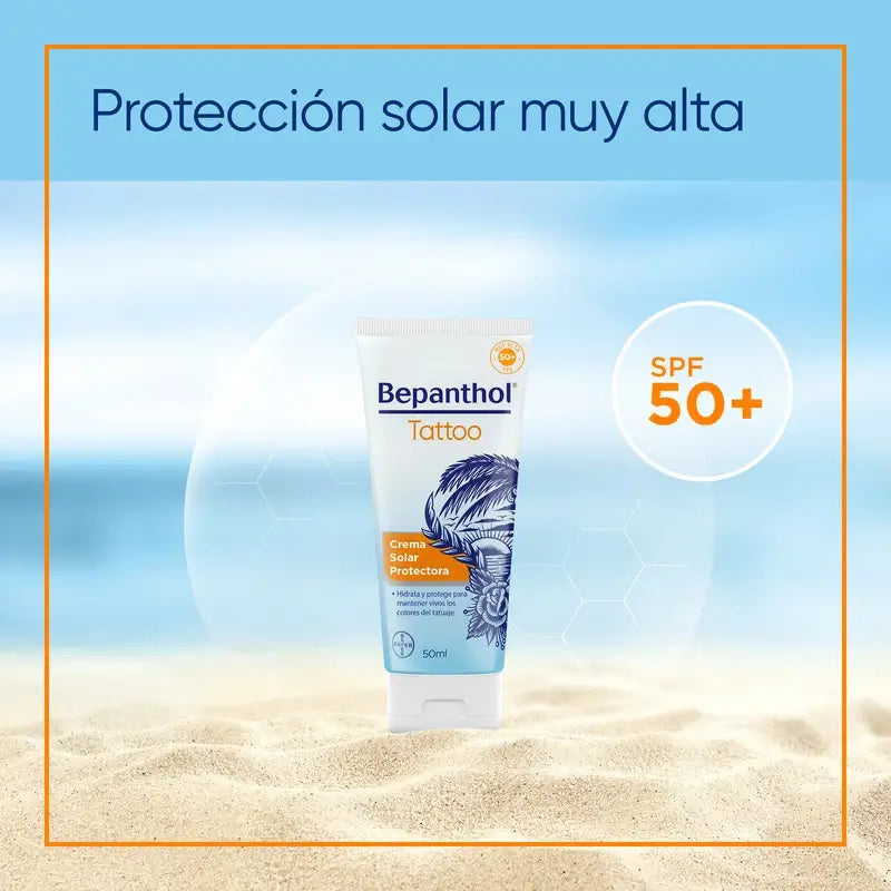 Bepanthol Tattoo opaľovací krém SPF50, 50 ml