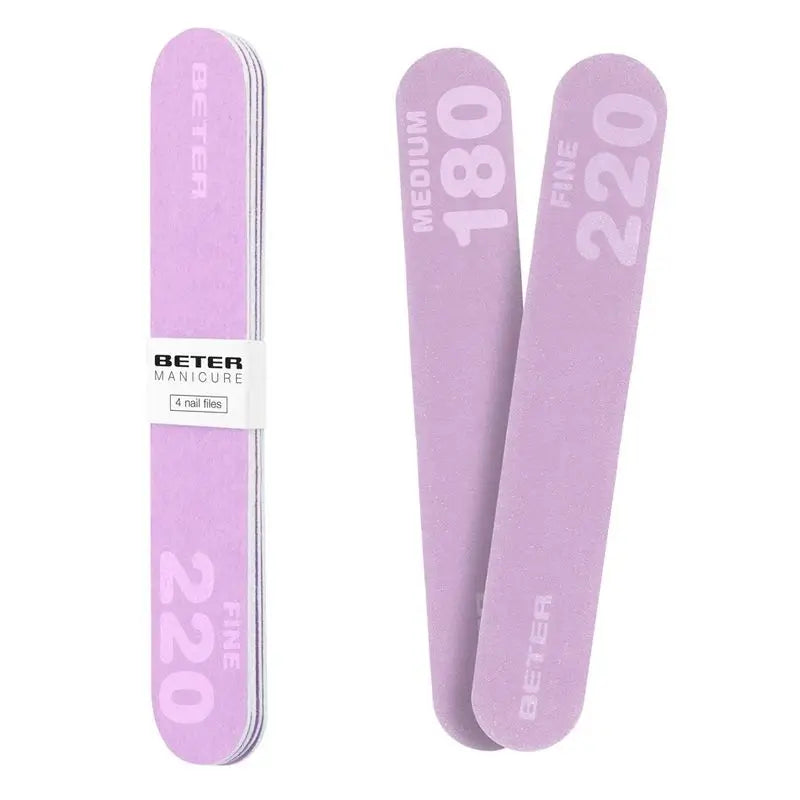 Beter Pack – 4x pilníky na nechty, zo sklenených vlákien, zrnitosť 180/220