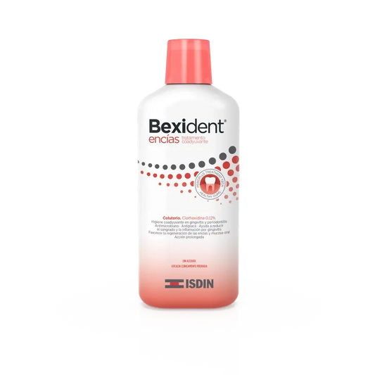 Isdin Bexident – doplnková starostlivosť o ďasná – ústna voda 500 ml