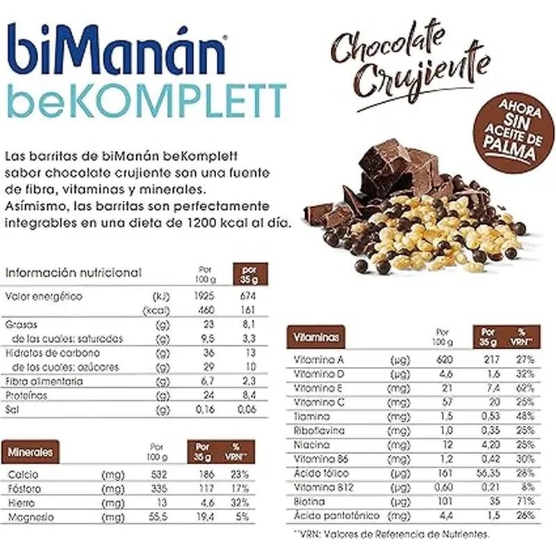 biManán Snack Chrumkavé čokoládové tyčinky, 4 tyčinky po 25 g
