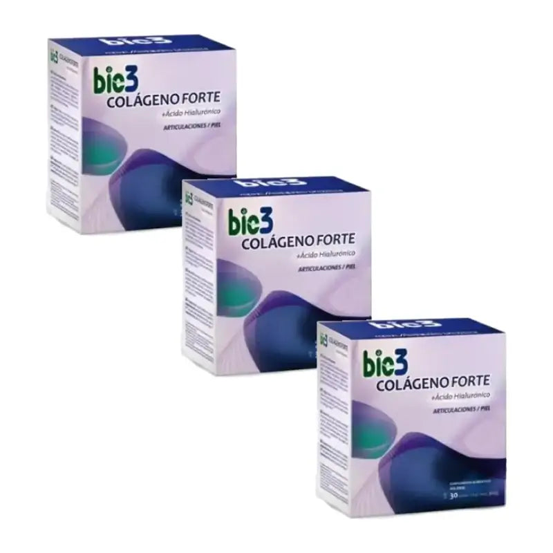 Bio 3 Kolagén + kyselina hyalurónová + horčík Forte 3x30 vrecúšok
