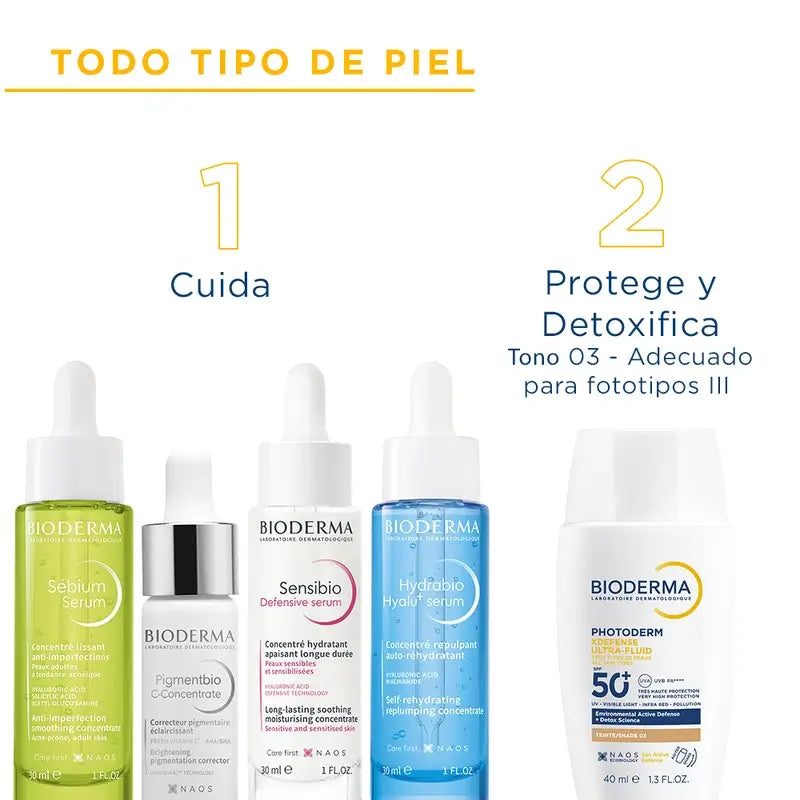 Bioderma Photoderm Xdefense Ultra Fluid SPF 50+ odtieň 03, 40 ml