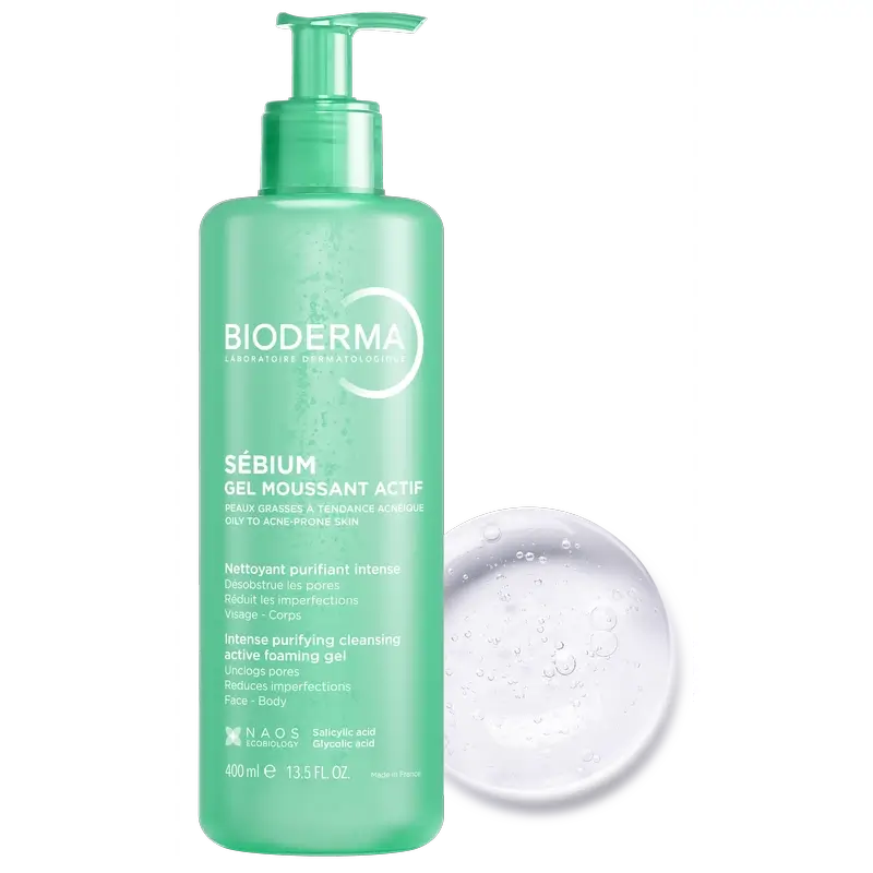 Bioderma Sébium Aktívny penový gél, 400 ml