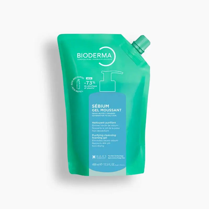 Bioderma Sébium penový gél Ecorefill, 400 ml
