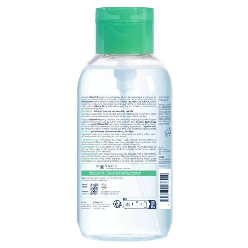 Bioderma Sébium H2O Pump micelárny roztok proti akné, 500 ml