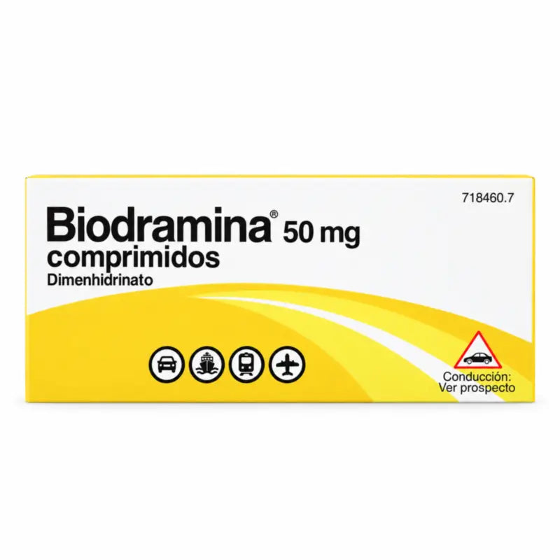Biodramina 50 mg, 4 tablety