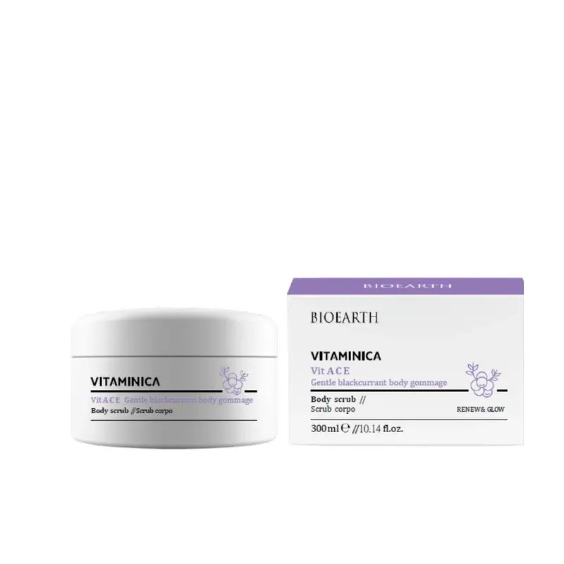 Bioearth telový peeling s čiernymi ríbezľami, 300 ml